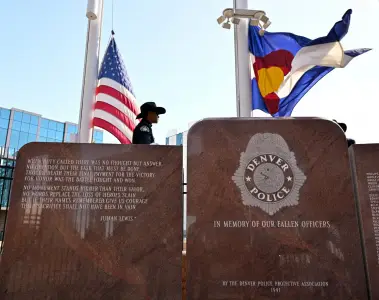 Disability advocate honored among fallen Denver police officers at memorial ceremony