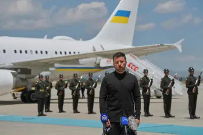 Ukraine’s Zelenskyy arrives in Turkey for peace talks but Putin is absent
